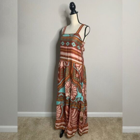 NWT Maaji Garden Engraving Adelina Boho Maxi Dress - Picture 8 of 15